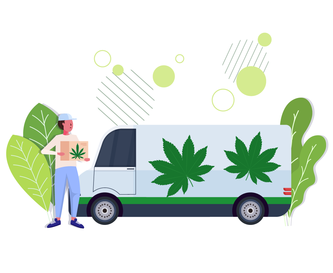 Delivery Truck for Cannabis in WNY